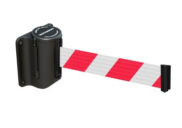 Zahrazovací nástěnná kazeta MINI, černá – samonavíjecí pásmo 2,3 | 3,65m, barva standard dle vzorníku